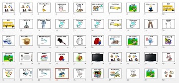Visual Schedule for Children with Autism in School and Home | TpT Visual Schedule for Children with Autism in School and Home | TpT