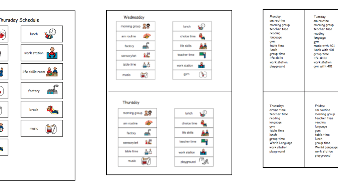 Teacher Space: Visual Timetable for Interactive Whiteboard 