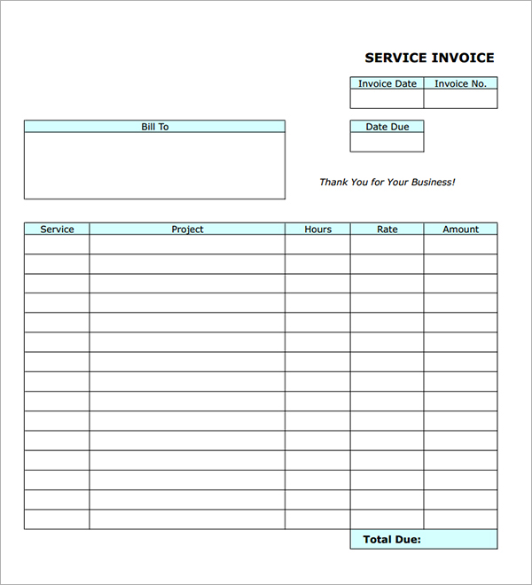 Free Printable Blank Invoice Templates | free to do list